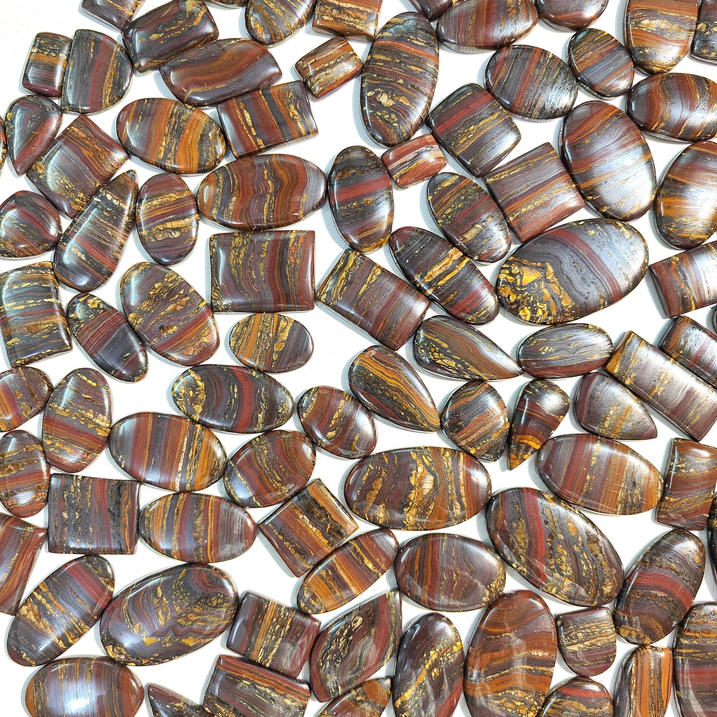 Natural Iron Tiger's Eye Cabochon (Natural)