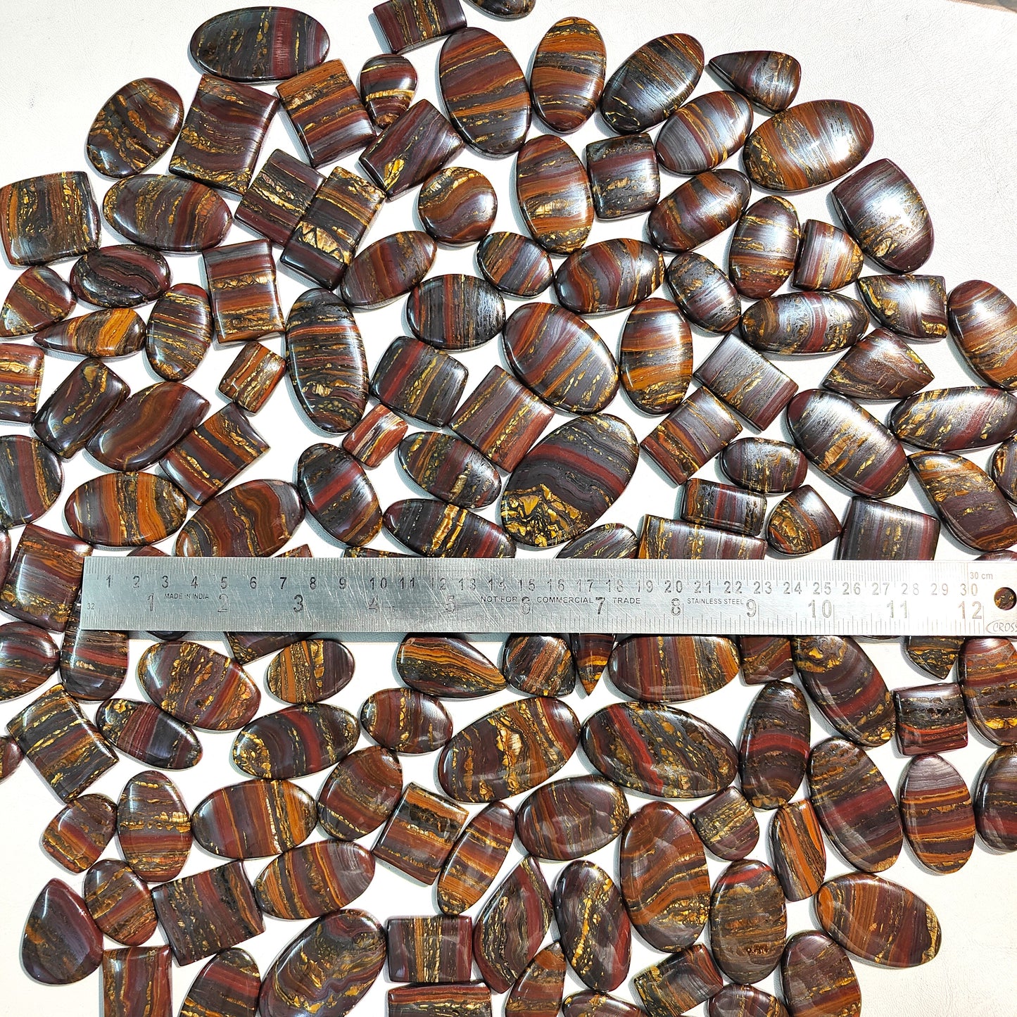 Natural Iron Tiger's Eye Cabochon (Natural)