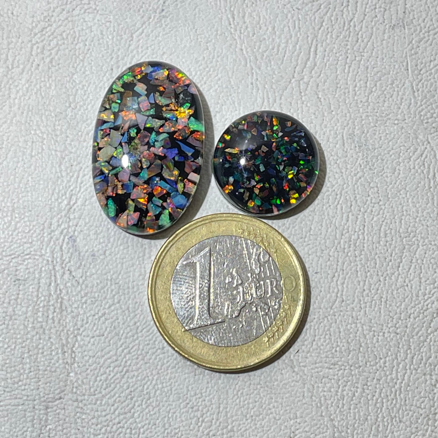 Ethiopian Opal Doubled Cabochon (Lab-Created)