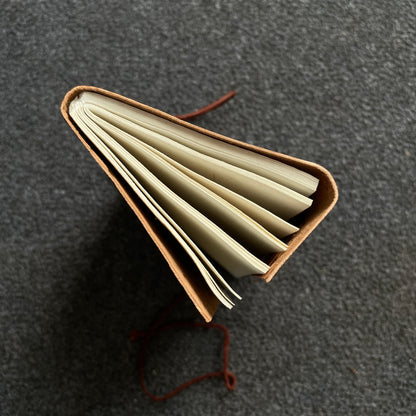Handcrafted Leather Diary - 5x3.5 Inch - 40 Pages