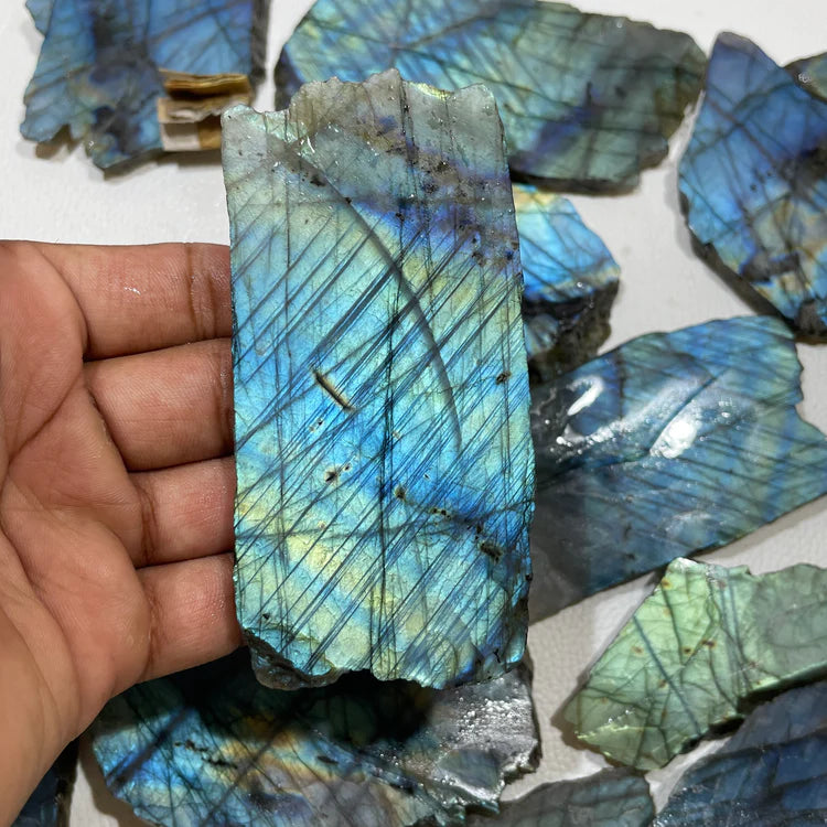 Natural Labradorite Slab Both Side Polished (Natural)