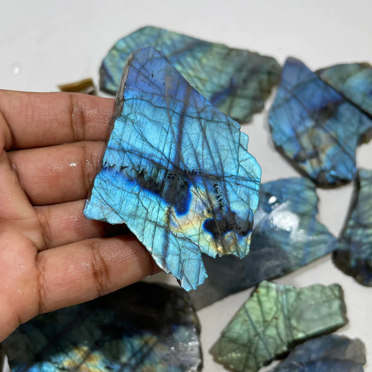 Natural Labradorite Slab Both Side Polished (Natural)