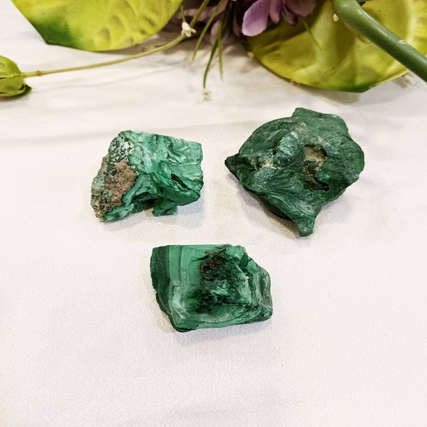Captivating Beauty Unearthed: Malachite Raw Stones - Nature's Masterpiece
