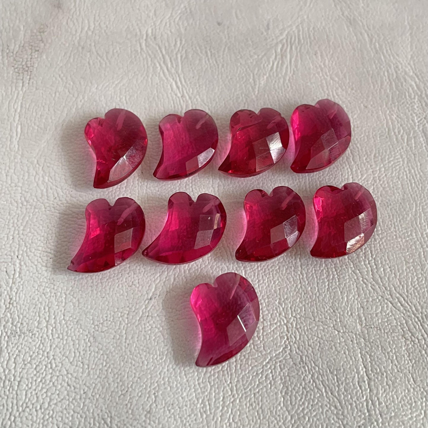 Pink Tourmaline Faceted Free Size Nice Quality Fancy Shape (Lab-Created)