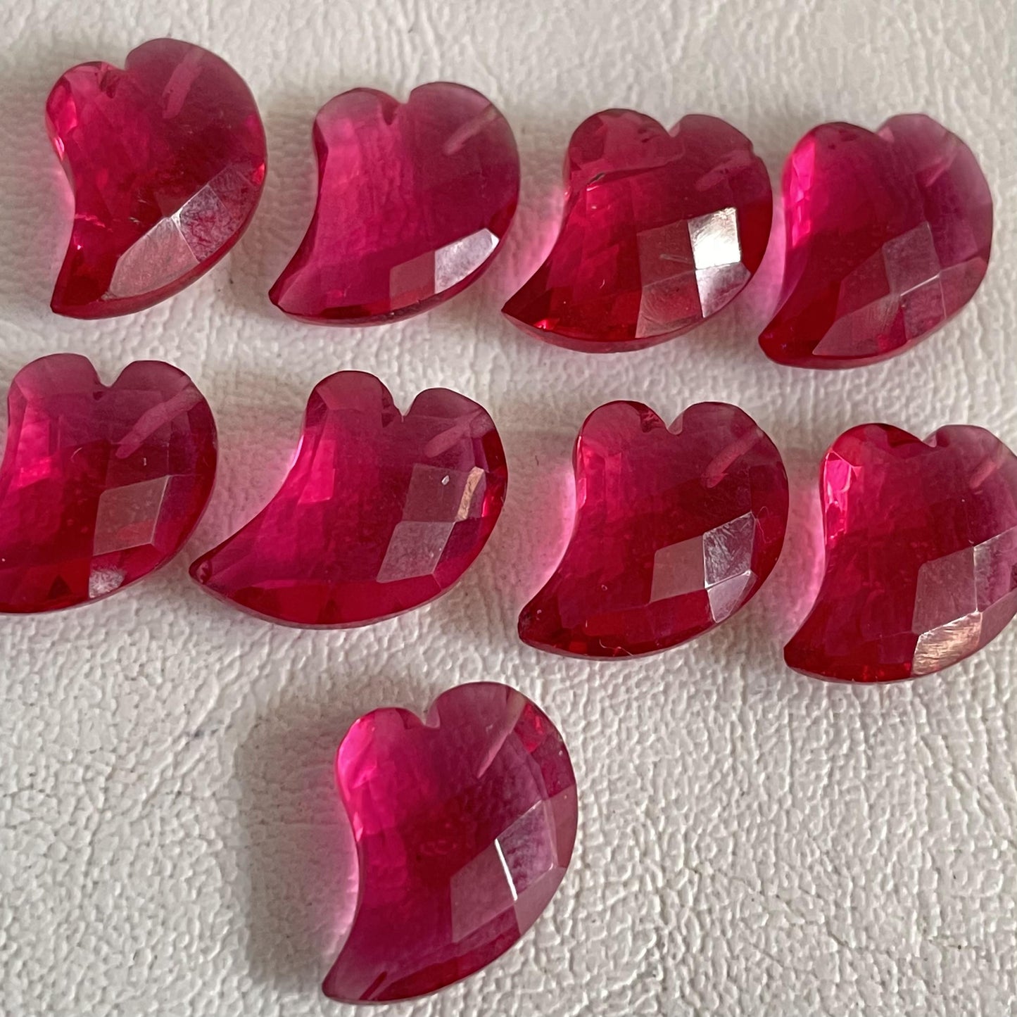 Pink Tourmaline Faceted Free Size Nice Quality Fancy Shape (Lab-Created)