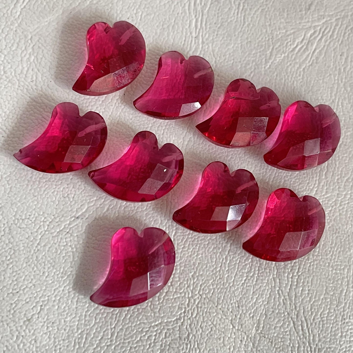 Pink Tourmaline Faceted Free Size Nice Quality Fancy Shape (Lab-Created)