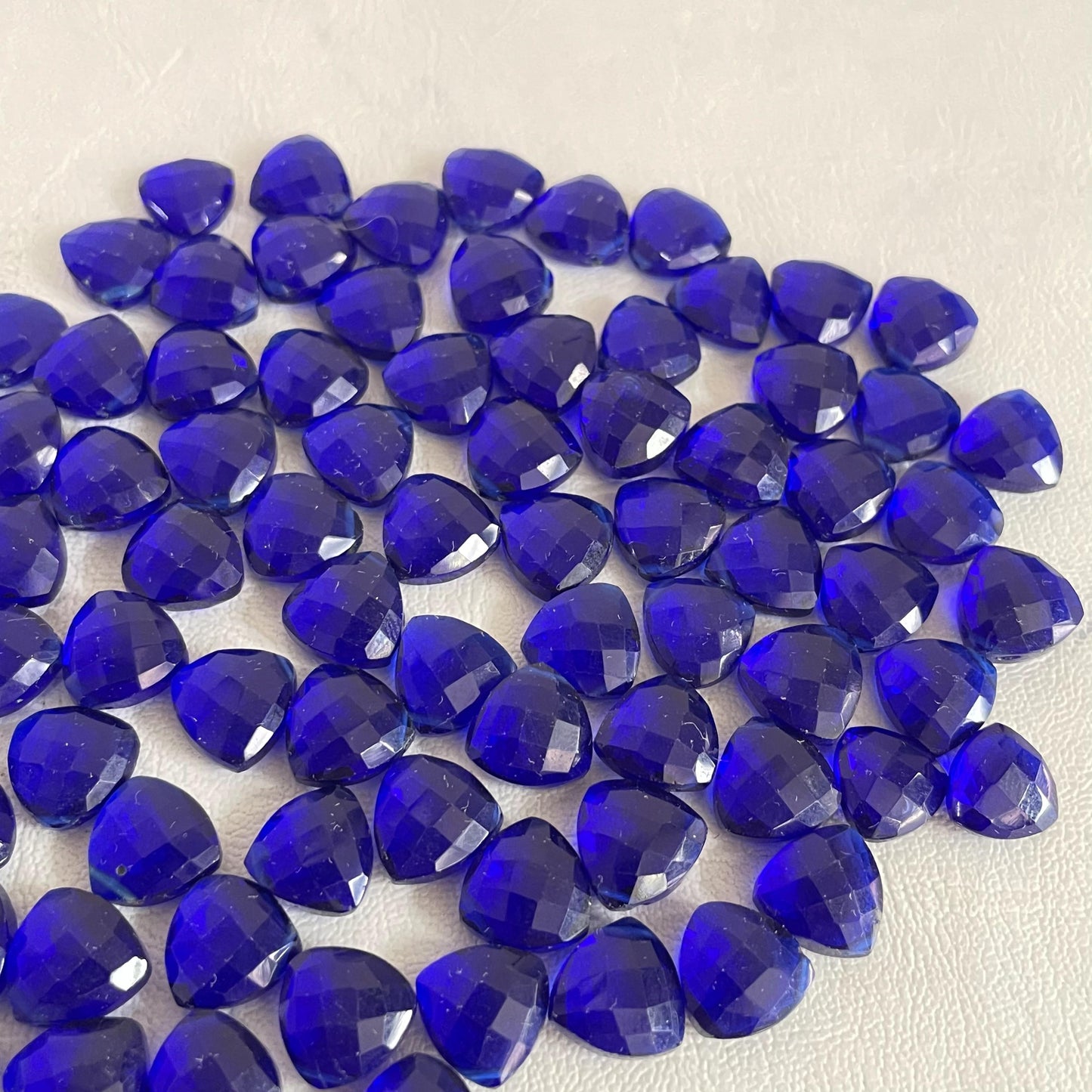 Tanzanite Faceted Nice Quality (11 mm) Briolette (Lab-Created)