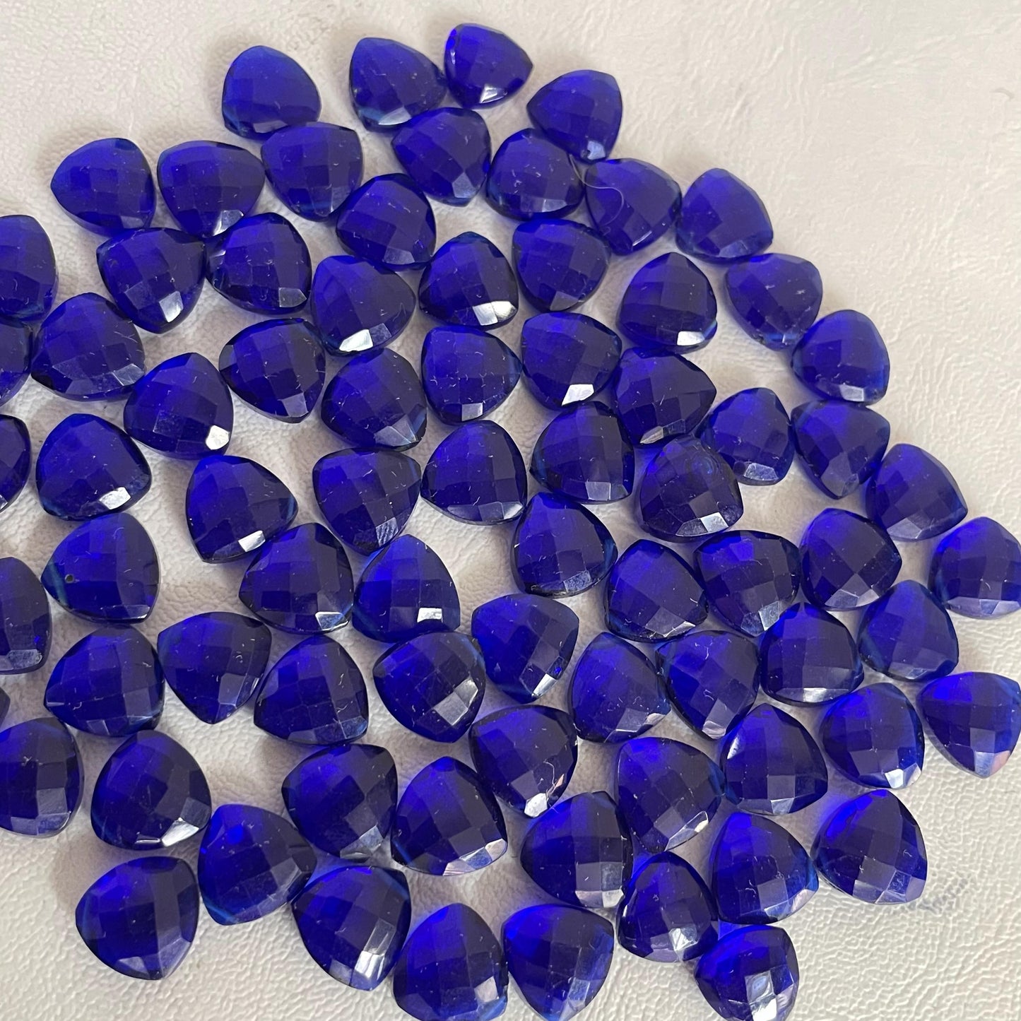 Tanzanite Faceted Nice Quality (11 mm) Briolette (Lab-Created)