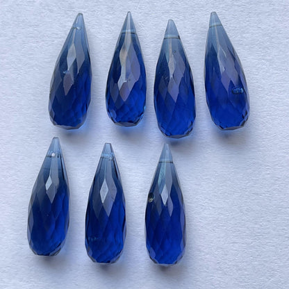 Tanzanite Faceted Nice Quality Fancy Shape (Lab-Created)