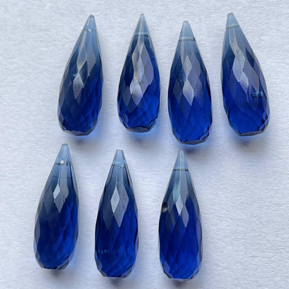 Tanzanite Faceted Nice Quality Fancy Shape (Lab-Created)