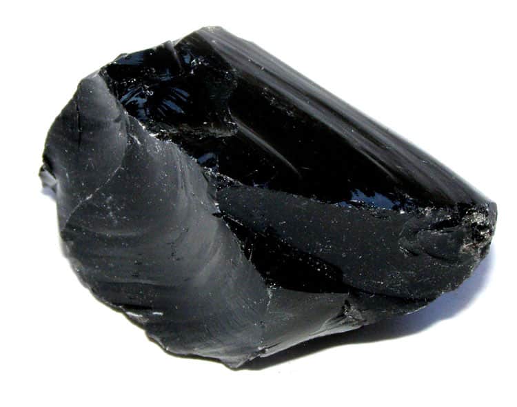 Black Obsidian Rough Raw Stone (Natural)