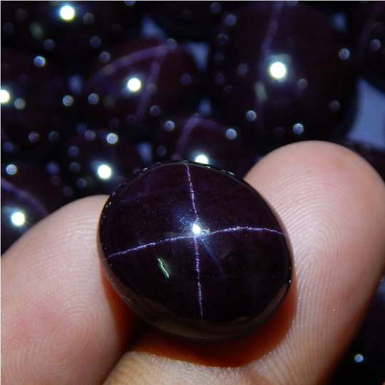 Natural Star Garnet Cabochon (Natural)