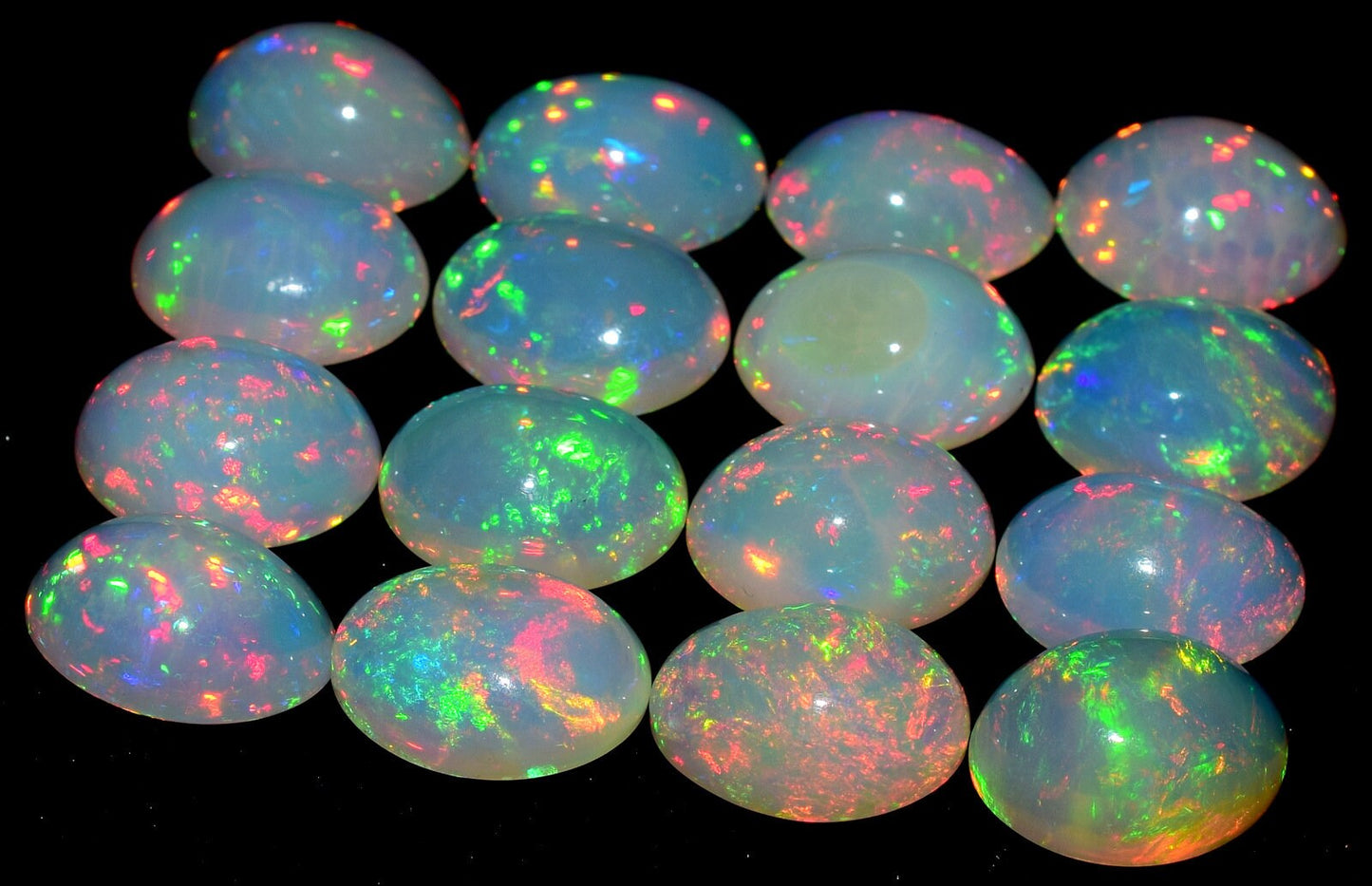 Natural Ethiopian Opal 10x13 mm Oval Cabochon, Opal Cabochon~ Oval Cabochon Calibrated Size~ Opal Loose Stone~ Opal Cabochon. (Natural)