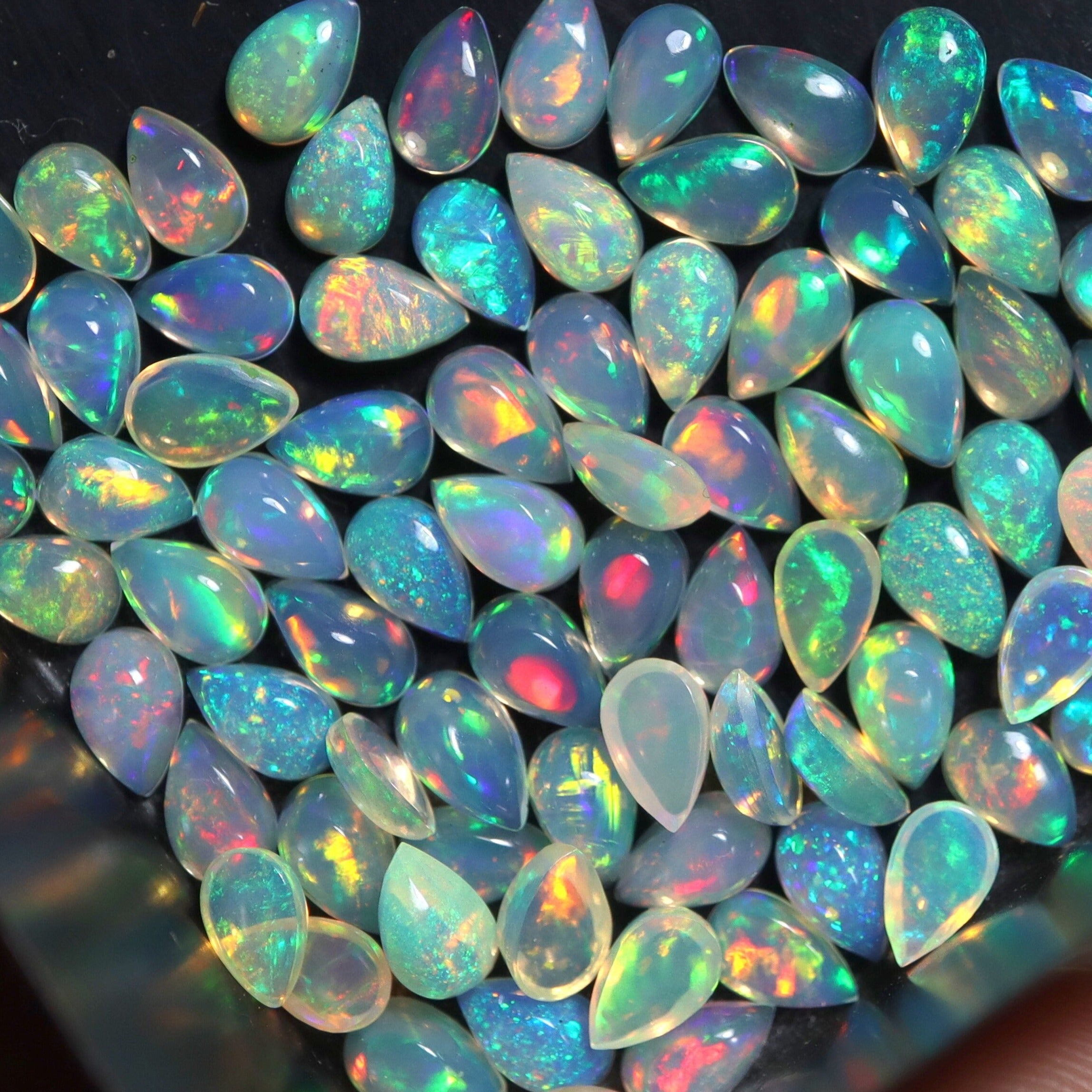 Ethiopian Opal Cabochon | Natural Opal Cabochon | Wholesale Opal Gemstone on sale | Loose gemstone | Opal Fire Gemstone | Welo Fire Opal cabochon