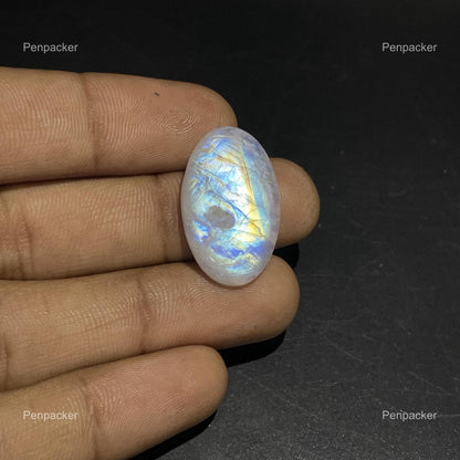 Moonstone Oval Cabochon, 24.20 Cts, 26x19x5 mm, Loose Gemstone for Jewelry Making