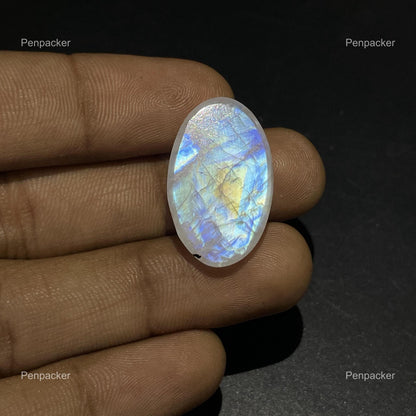 Moonstone Oval Cabochon, 24.20 Cts, 26x19x5 mm, Loose Gemstone for Jewelry Making