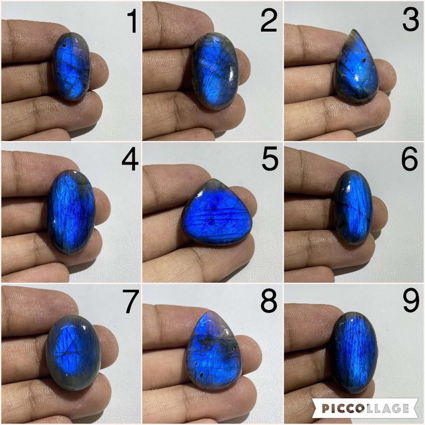 Blue Labradorite Oval Cabochon, 21x14x5 mm, 22 Carats, Loose Gemstone for Jewelry Making