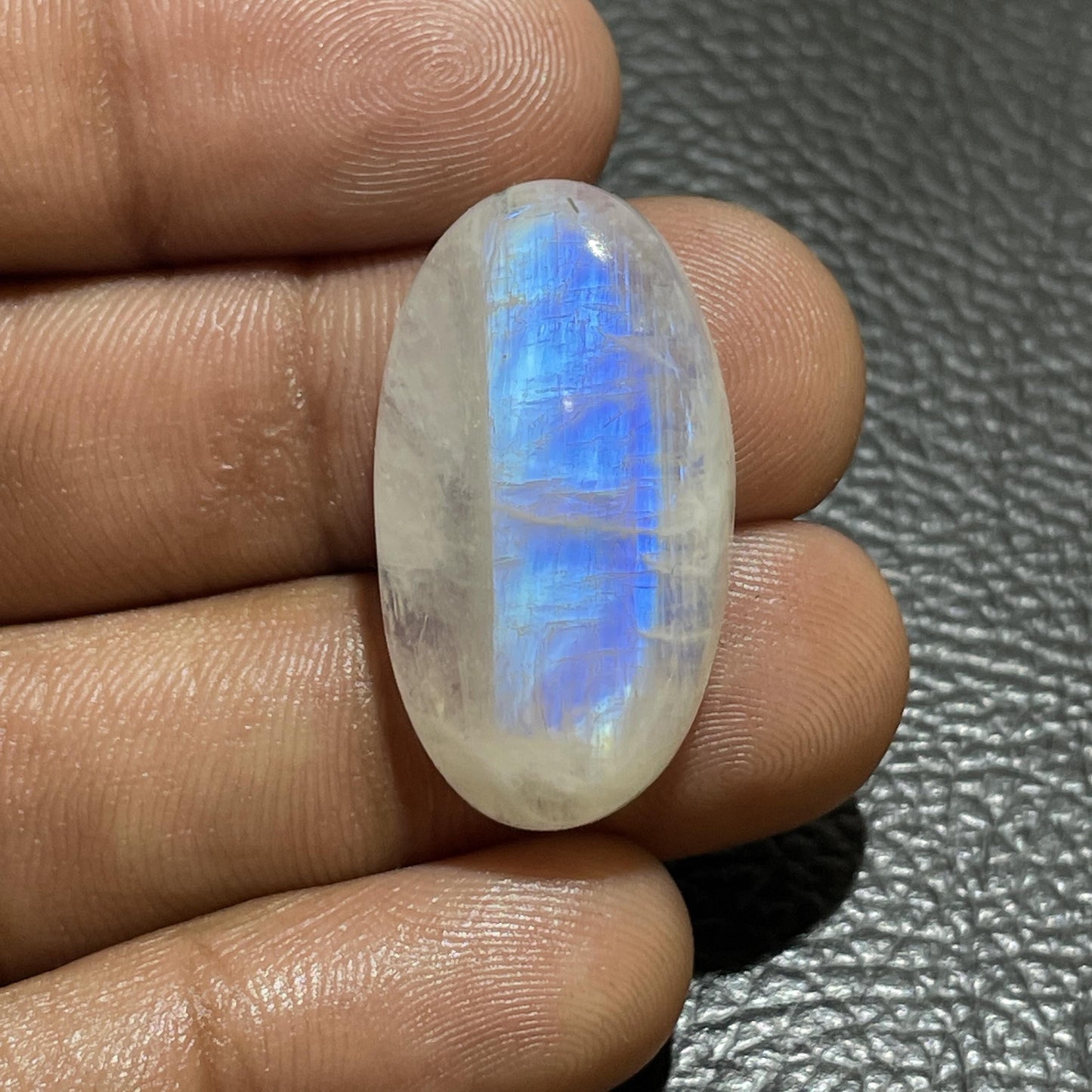 Natural Multicolor Moonstone Oval Cabochon, Loose Gemstone for Jewelry Making