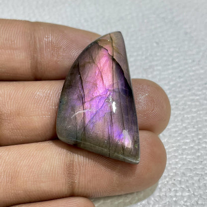 Natural Purple Flash Labradorite Cabochon, Jewelry Making Stone