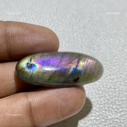 Purple Labradorite Oval Cabochon, Jewelry Making Stone