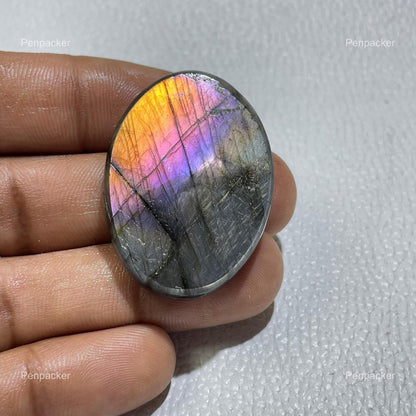 Multicolor Labradorite Cabochon, Loose Gemstone
