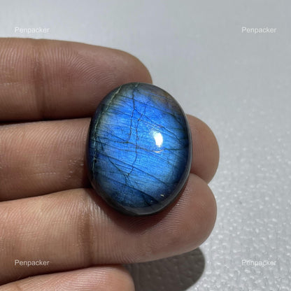 Natural Blue Labradorite Oval Cabochon, Ring Making Stone