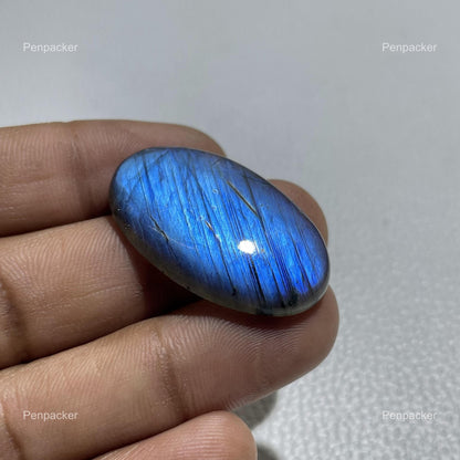 Natural Blue Labradorite Oval Cabochon, Pendant Setting Stone