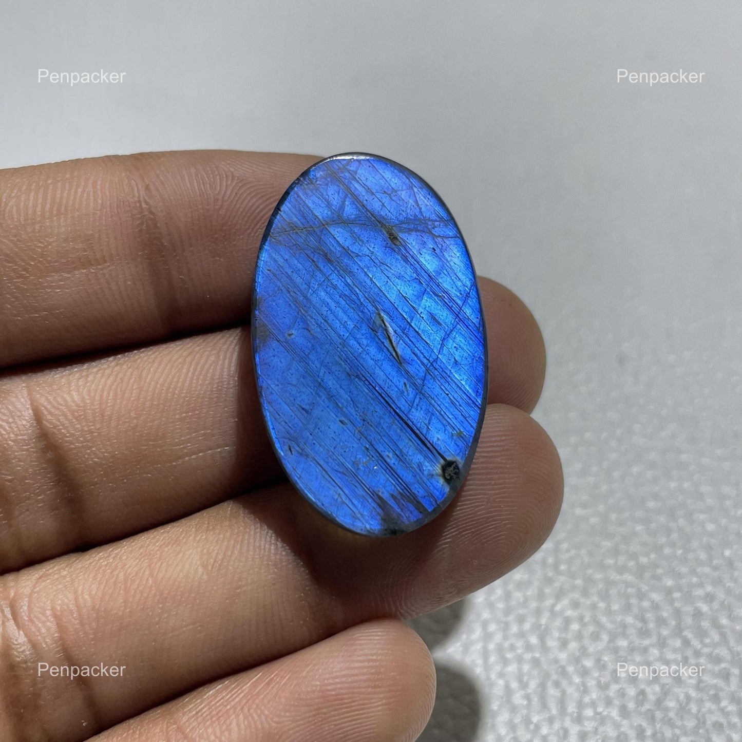 Natural Blue Labradorite Oval Cabochon, Pendant Setting Stone