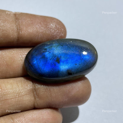Natural Blue Labradorite Oval Cabochon, Jewelry Making Stone