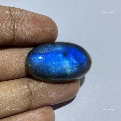 Natural Blue Labradorite Oval Cabochon, Jewelry Making Stone