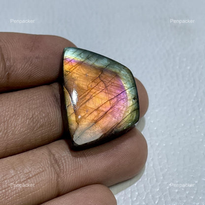 Natural Multicolor Labradorite Fancy Cabochon, Loose Gemstone