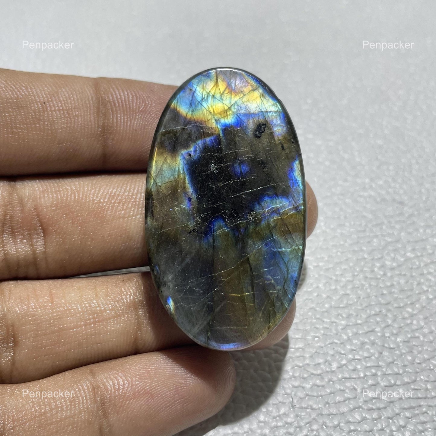 AAA Multicolor Labradorite Oval Cabochon, Loose Gemstone for Jewelry Making