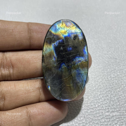 AAA Multicolor Labradorite Oval Cabochon, Loose Gemstone for Jewelry Making