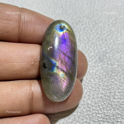 Purple Labradorite Oval Cabochon, Jewelry Making Stone