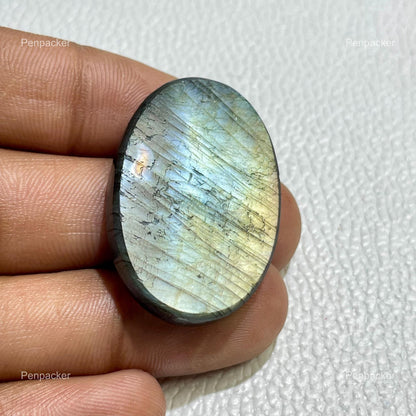 Multicolor Labradorite Oval Cabochon, Loose Gemstone