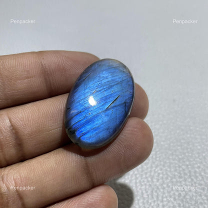 Natural Blue Labradorite Oval Cabochon, Pendant Setting Stone