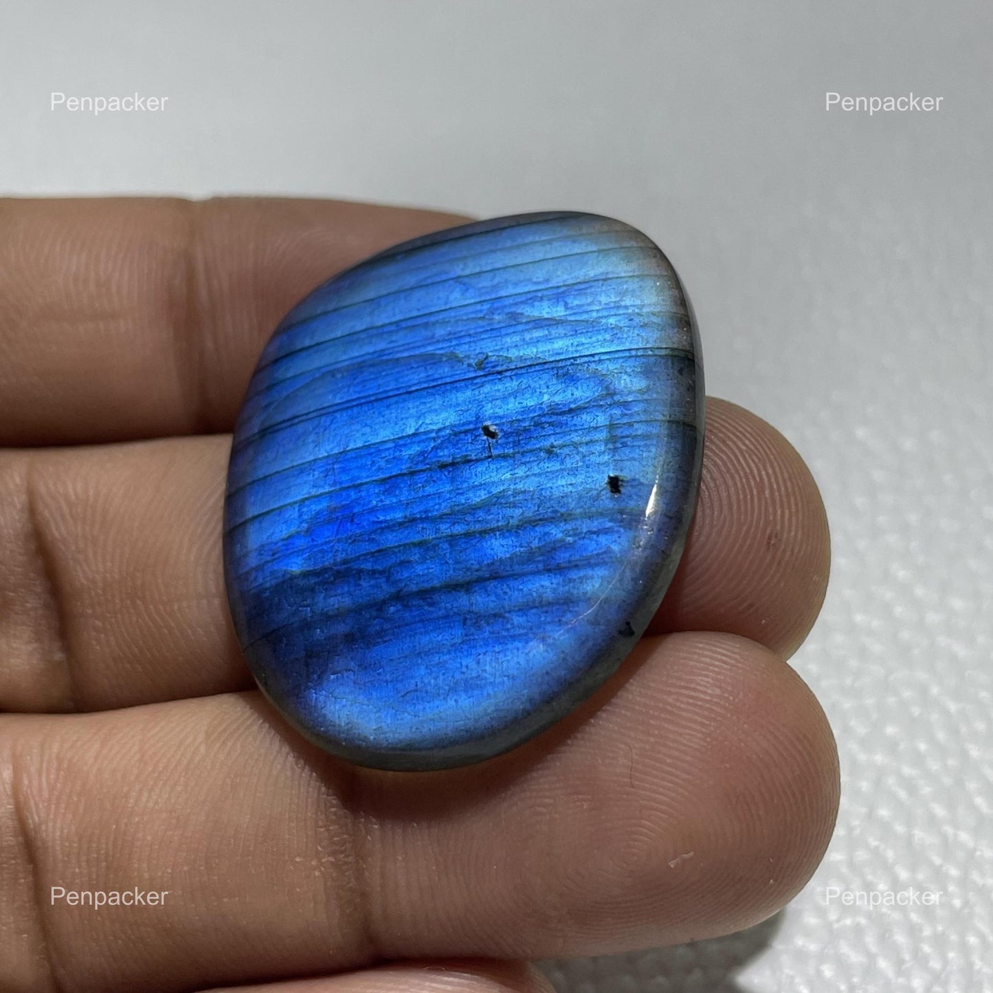 Blue Labradorite Oval Cabochon: Natural Healing Crystal