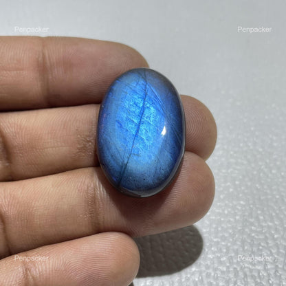 Natural Blue Labradorite Oval Cabochon, Cabochon Supply