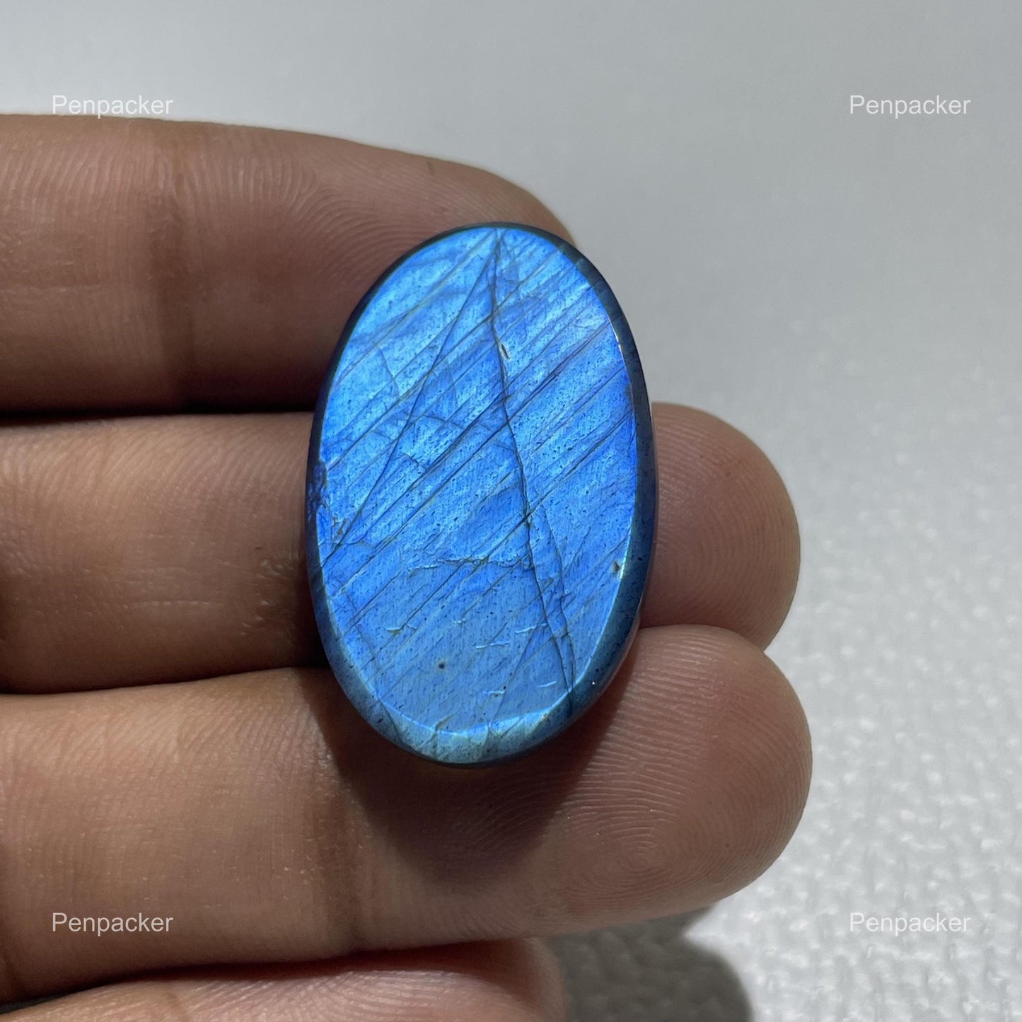 Natural Blue Labradorite Oval Cabochon, Cabochon Supply