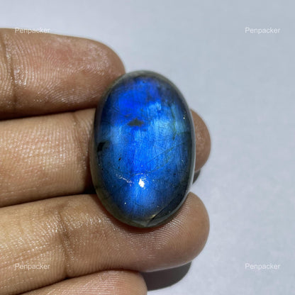 Natural Blue Labradorite Oval Cabochon, Jewelry Making Stone