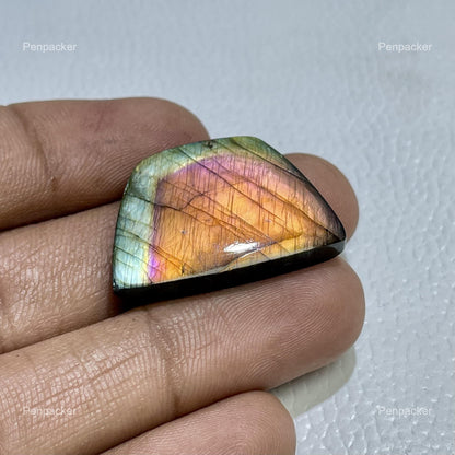 Natural Multicolor Labradorite Fancy Cabochon, Loose Gemstone