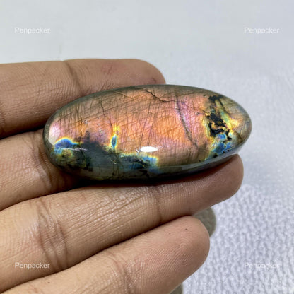 Natural Multicolor Labradorite Oval Cabochon, Pendant Setting Stone