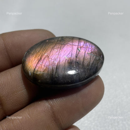 Natural Multicolor Labradorite Oval Cabochon, Ring Making Stone