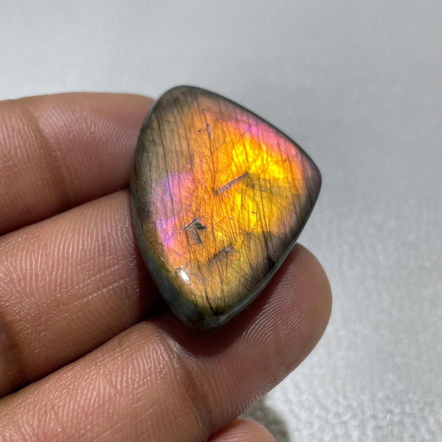 Multicolor Labradorite Cabochon, Jewelry Making Stone