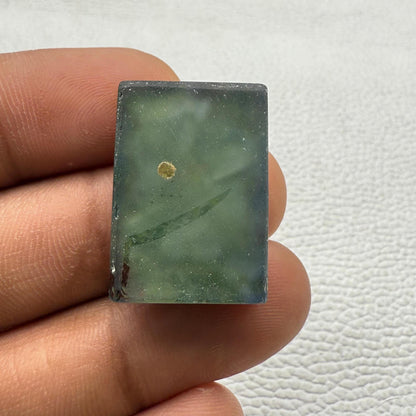 Dico Glass Square Cabochon, 21X18X8MM, 32 CT, Loose Gemstone for Jewelry Making
