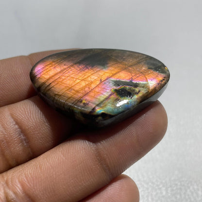 AAA Multicolor Labradorite Cabochon, Loose Gemstone for Jewelry Making