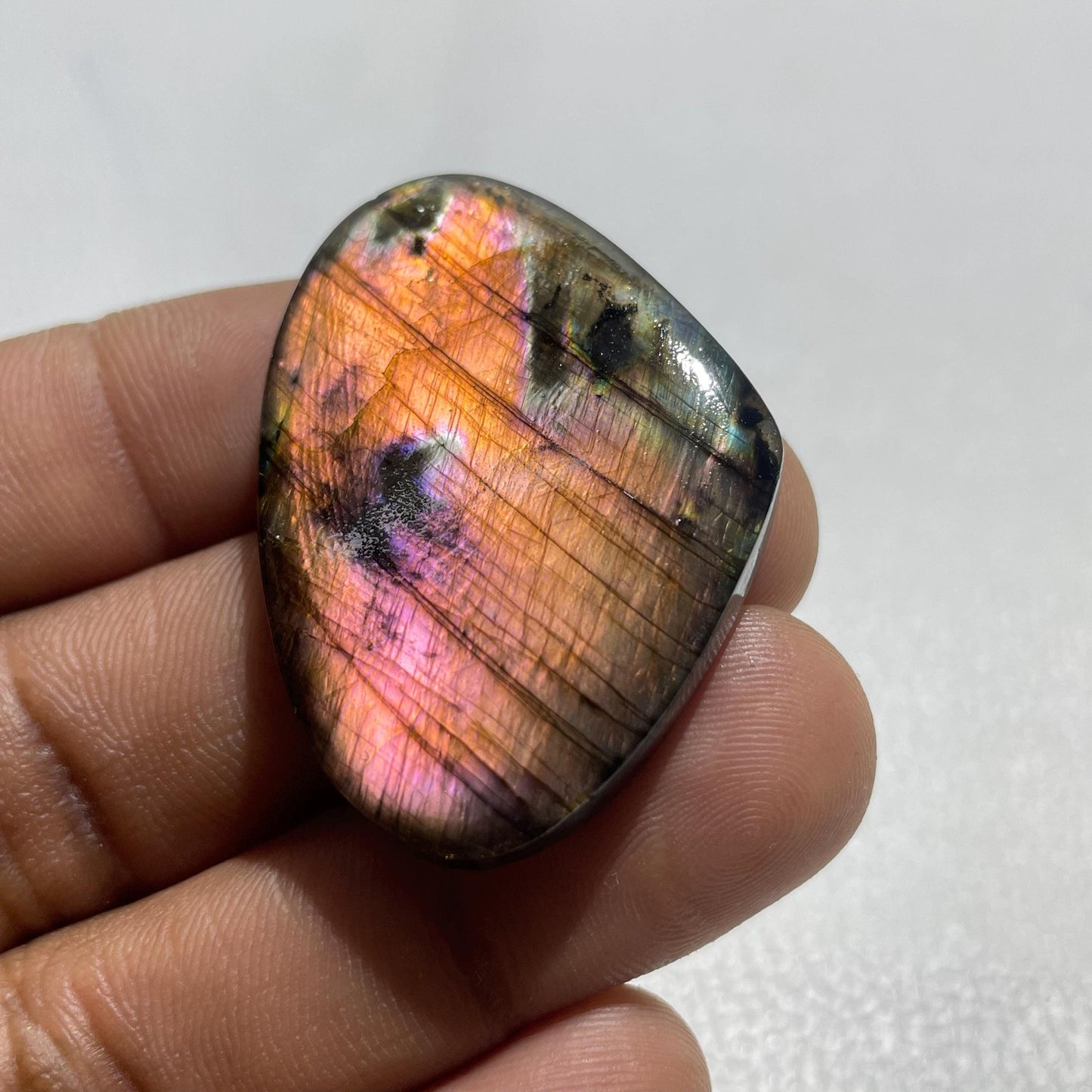 AAA Multicolor Labradorite Cabochon, Loose Gemstone for Jewelry Making