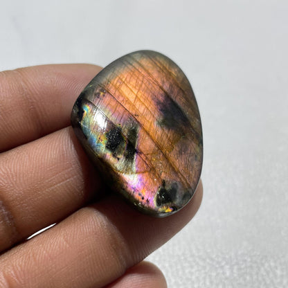 AAA Multicolor Labradorite Cabochon, Loose Gemstone for Jewelry Making