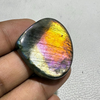 Multicolor Labradorite Cabochon, 42.00 Cts, Loose Gemstone for Jewelry Making
