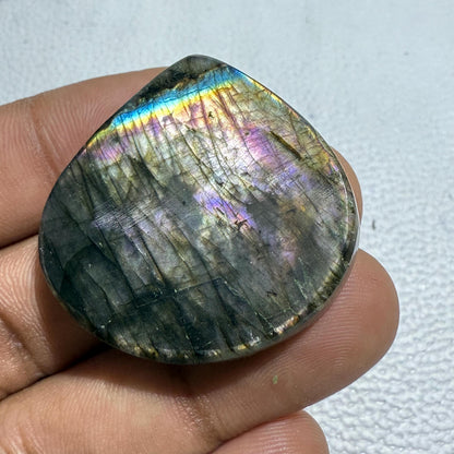 Multicolor Labradorite Cabochon, 42.00 Cts, Loose Gemstone for Jewelry Making